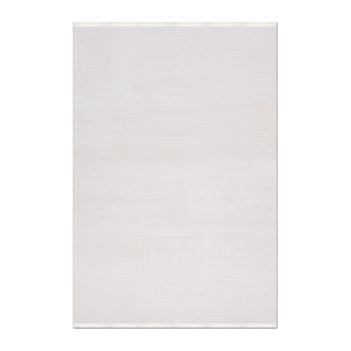 RUNNER | HERO | UNLISTED | Alpenglow Cream Modern Geometric Machine Woven Ivory Living 