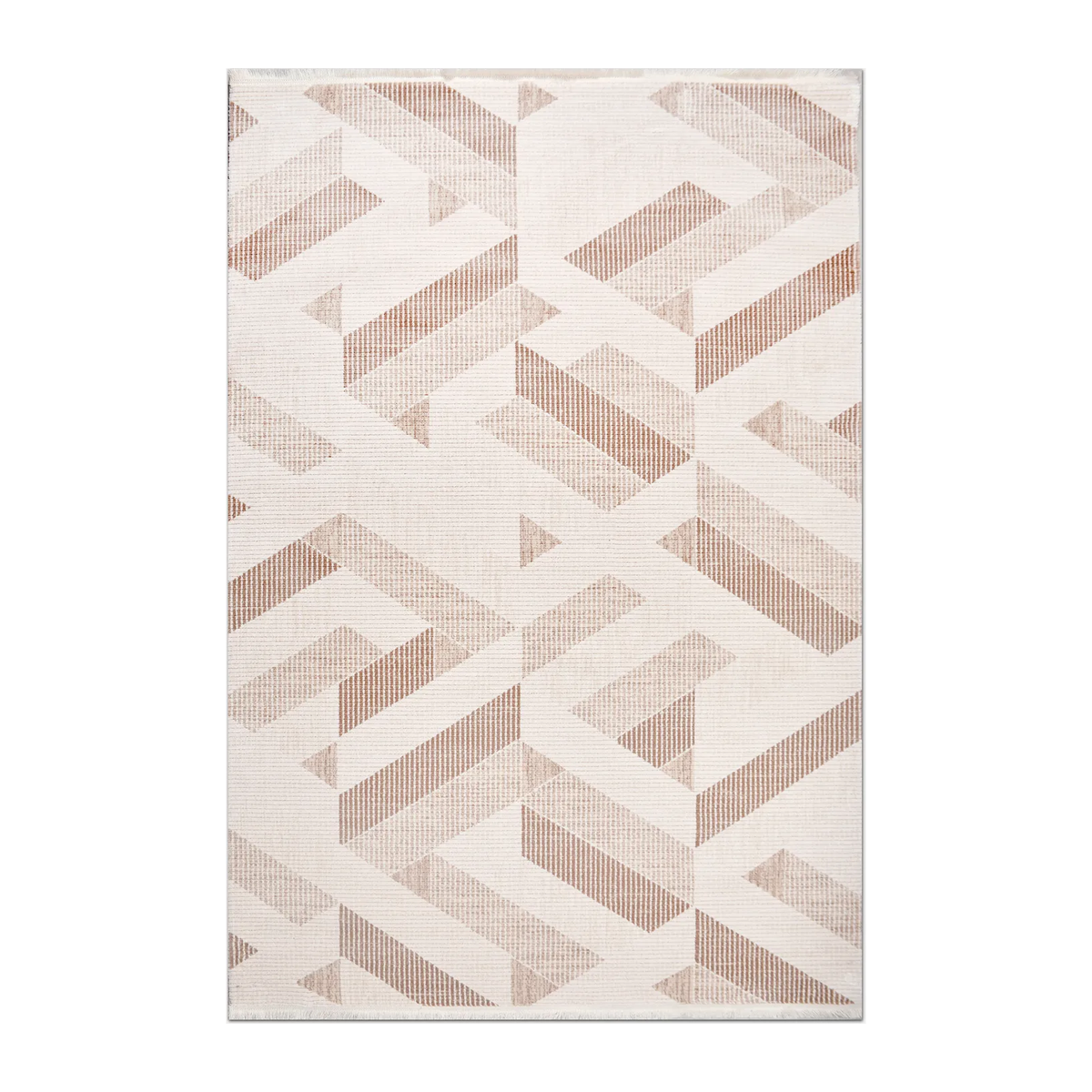RUNNER | HERO | UNLISTED | Briar Cream Beige Geometric Modern Machine Woven Living Room