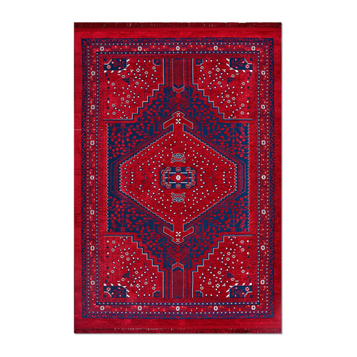 RUNNER | HERO | UNLISTED | Assos Persian Style Traditional Medallion Red Navy Machine W