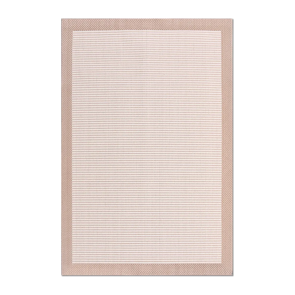 RUNNER | HERO | UNLISTED | Spurge Beige Cream Striped Scandinavian Machine Woven Living