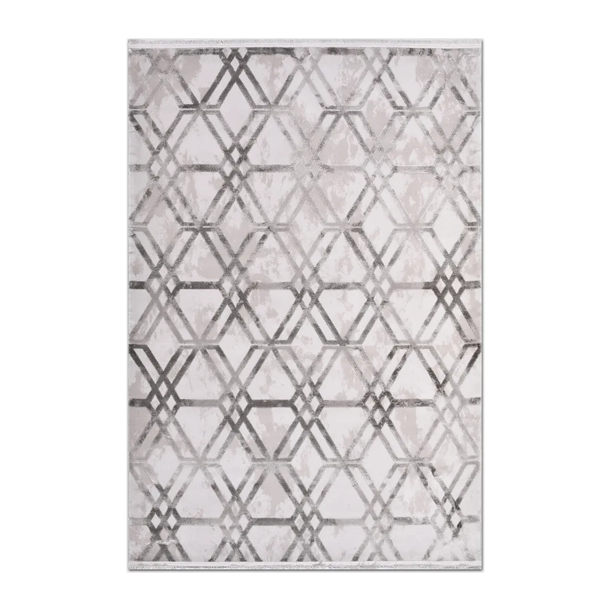 RUNNER | HERO | UNLISTED | Palisade Grey Geometric Modern Machine Woven Living Room Bed