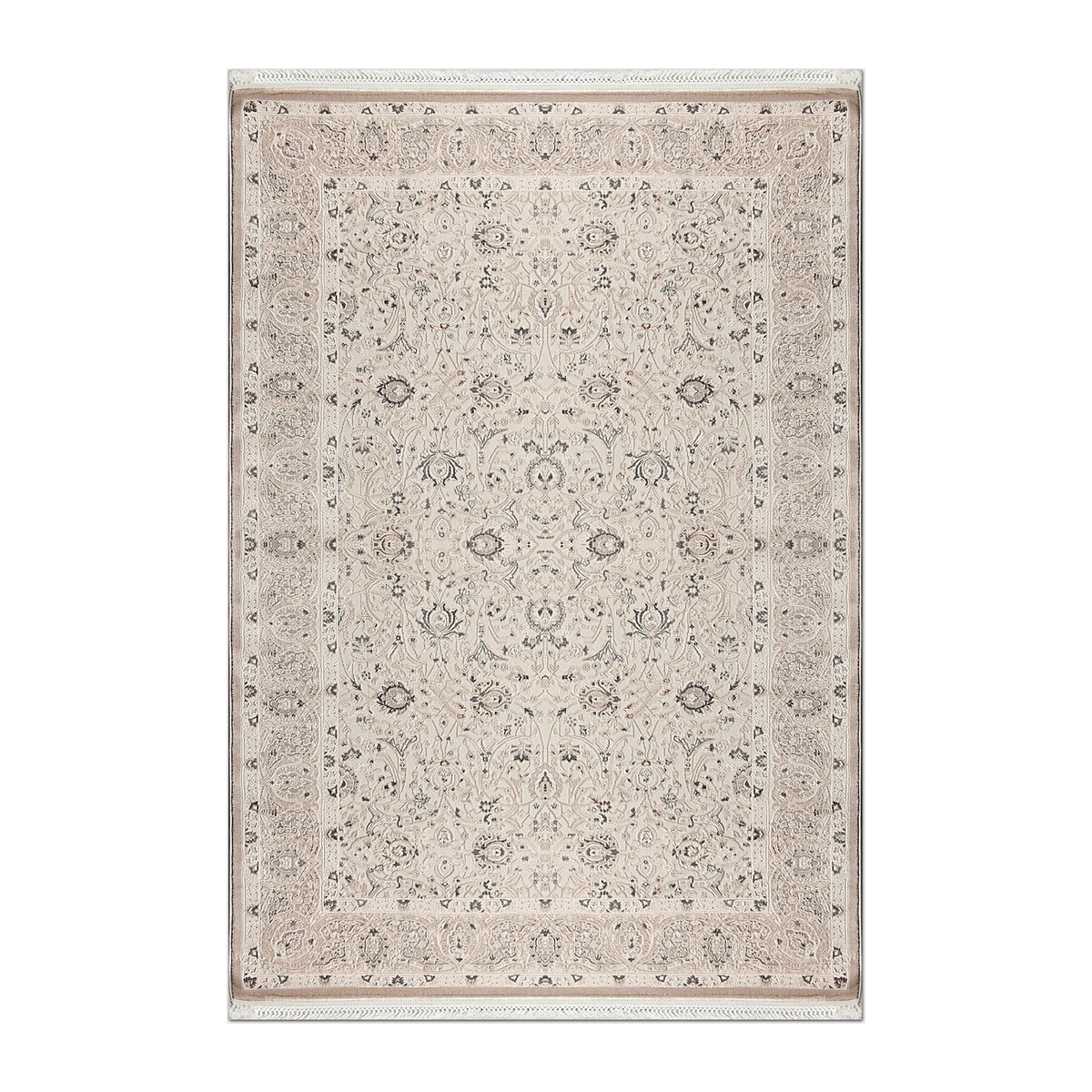 RUNNER | HERO | UNLISTED | Dolomite Persian Style Floral Cream Beige Grey Traditional M