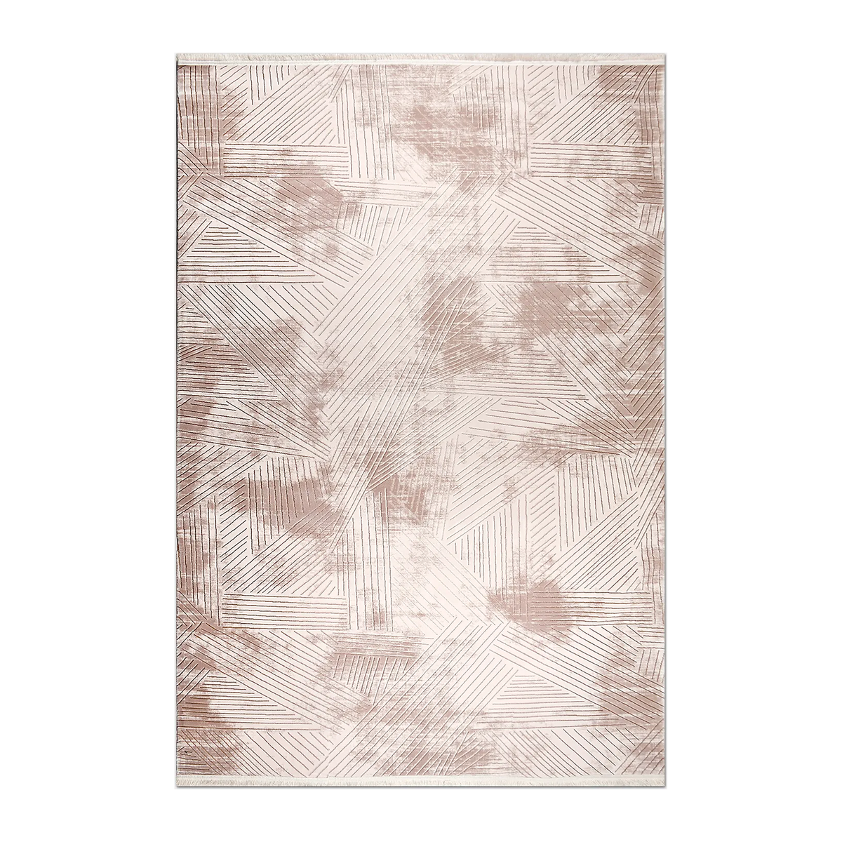 RUNNER | HERO | UNLISTED | Cornice Blush Pink Cream Geometric Modern Machine Woven Livi