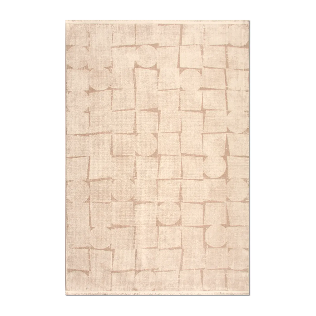 RUNNER | HERO | UNLISTED | Cellar Cream Beige Solid Textured Scandinavian Machine Woven