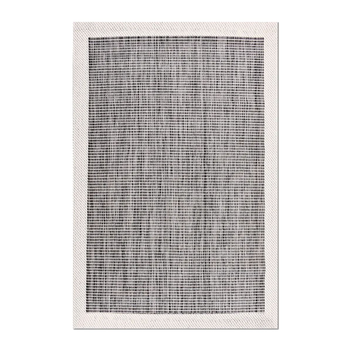 RUNNER | HERO | UNLISTED | Tansy Grey Cream Striped Scandinavian Machine Woven Living R
