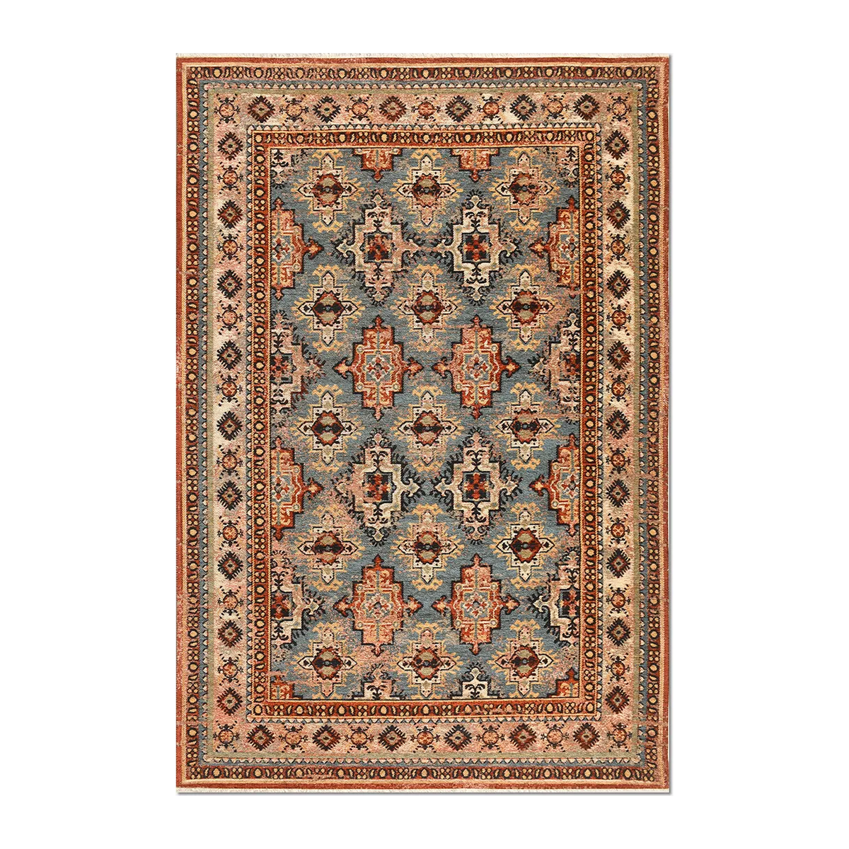 RUNNER | HERO | UNLISTED | Borealis Persian Style Traditional Machine Woven Terracotta 