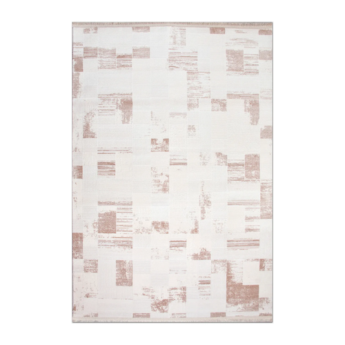 RUNNER | HERO | UNLISTED | Afterglow Blush Pink Cream Abstract Modern Machine Woven Liv