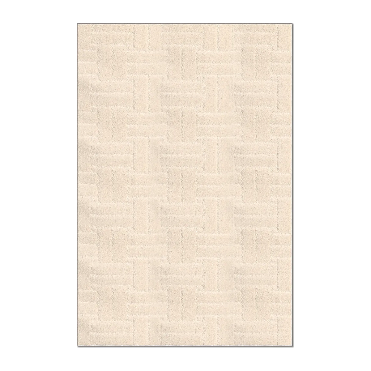 RUNNER | HERO | UNLISTED | Sirocco Cream Geometric Modern Machine Woven Textured Living