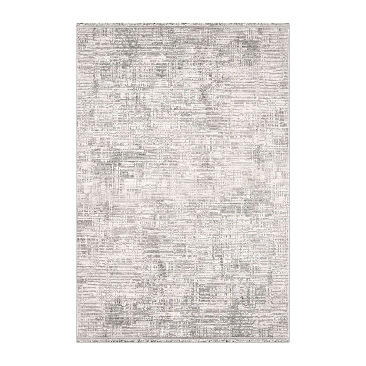 SQUARE | HERO | UNLISTED | Schist Cream Grey Abstract Modern Machine Woven Living Room 