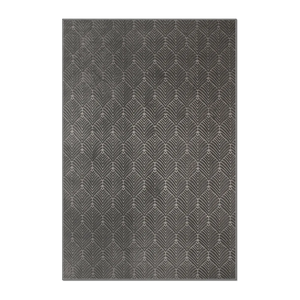 SQUARE | HERO | UNLISTED | Carnelian Charcoal Grey Geometric Modern Machine Woven Livin
