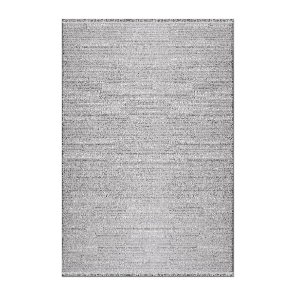 SQUARE | HERO | UNLISTED | Rainfall Light Grey Ivory Solid Modern Machine Woven Living 