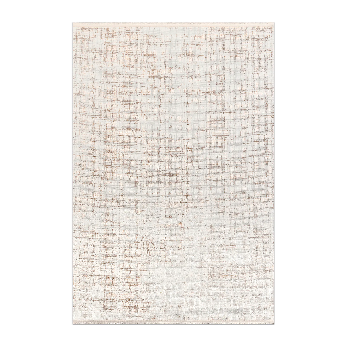 SQUARE | HERO | UNLISTED | Ford Cream Rust Abstract Modern Machine Woven Living Room Be