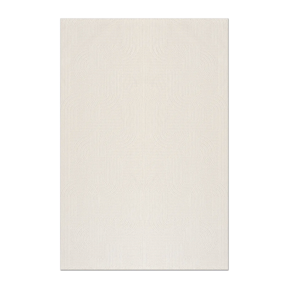 SQUARE | HERO | UNLISTED | Heath Cream Abstract Modern Machine Woven Ivory Beige Living