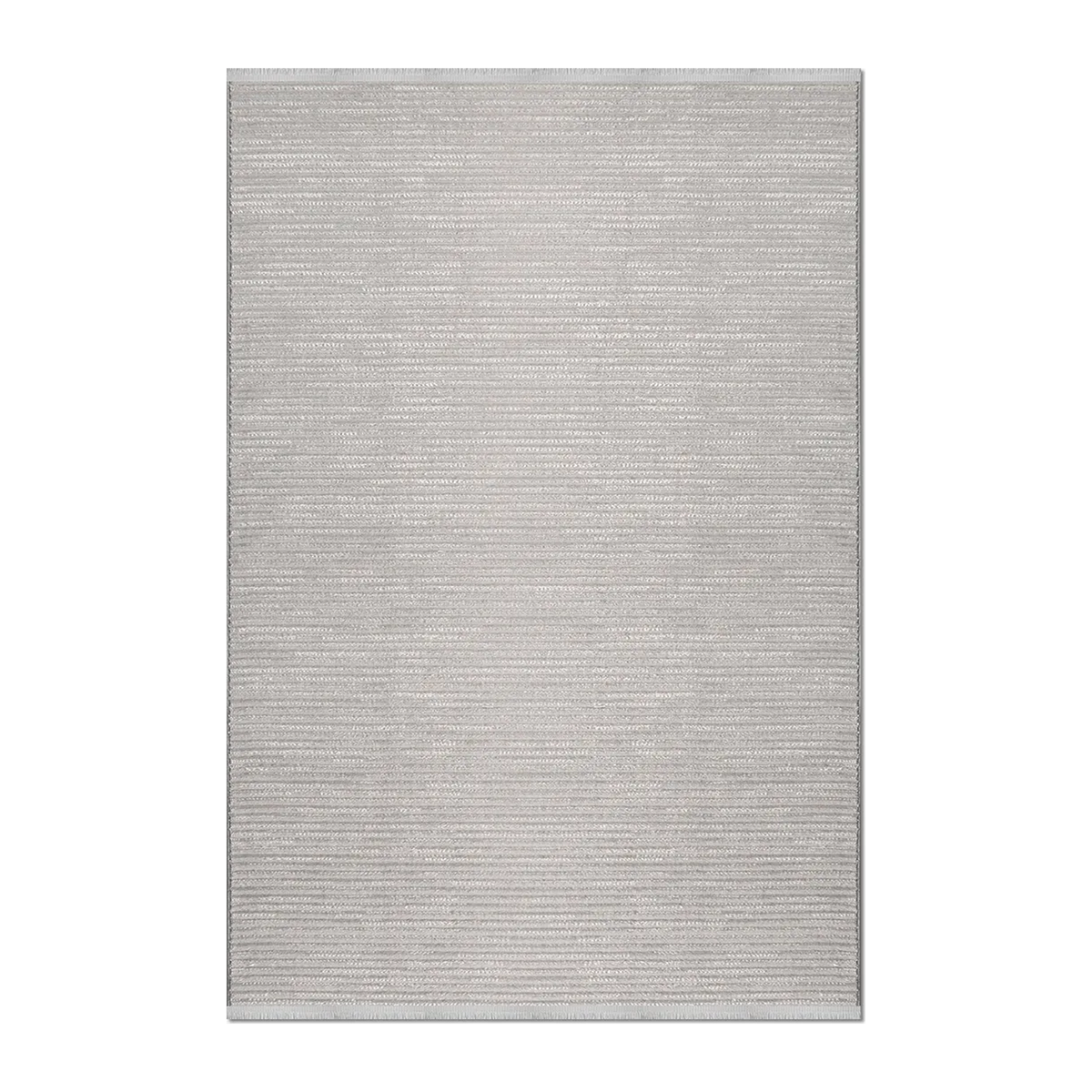 SQUARE | HERO | UNLISTED | Fernway Grey Ivory Striped Modern Machine Woven Living Room 