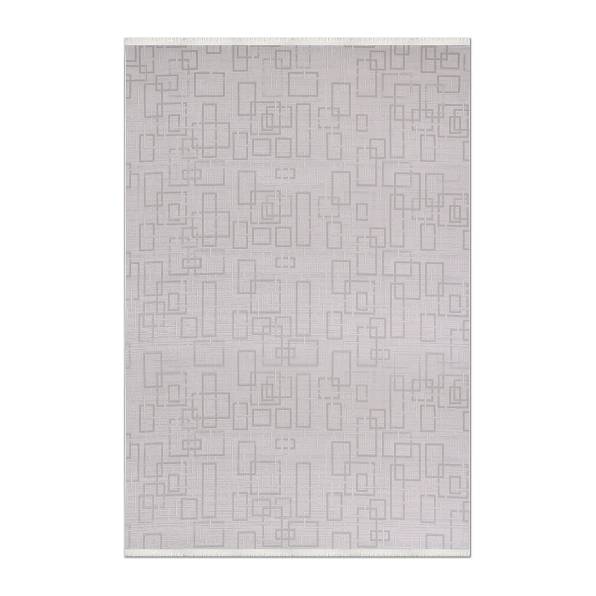 SQUARE | HERO | UNLISTED | Olympos Light Grey Geometric Modern Machine Woven Living Roo