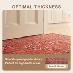 Netherfield Modern Speckled Mosaic Dot Ember Ink Bone Washable Indoor Outdoor Entryway Rug - RugzellaDigital Print RugRugzellaRugzellaBBB461-RECT-24x47-60x120cmRGZLLA143266Rectangle2' x 3'11" (60x120 cm)SHARED | Netherfield feature thickness