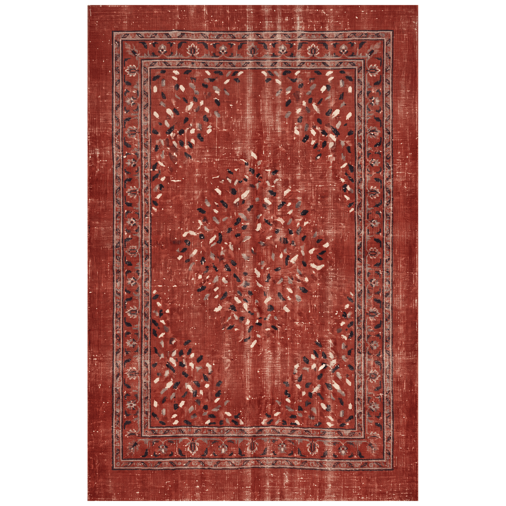 Netherfield Modern Speckled Mosaic Dot Ember Ink Bone Washable Indoor Outdoor Entryway Rug - RugzellaDigital Print RugRugzellaRugzellaBBB461-RECT-24x47-60x120cmRGZLLA143266Rectangle2' x 3'11" (60x120 cm)RECTANGLE | HERO | Netherfield rectangle