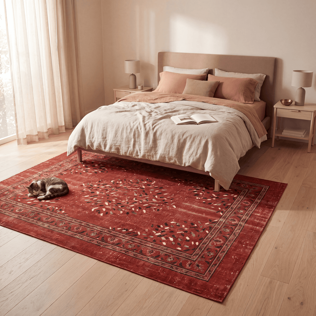 Netherfield Modern Speckled Mosaic Dot Ember Ink Bone Washable Indoor Outdoor Entryway Rug - RugzellaDigital Print RugRugzellaRugzellaBBB461-RECT-24x47-60x120cmRGZLLA143266Rectangle2' x 3'11" (60x120 cm)RECTANGLE | Netherfield rectangle bedroom