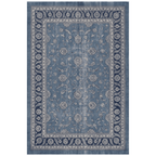 Oakbank Traditional Distressed Medallion Overdyed Blue Washable Indoor Outdoor Entryway Rug - RugzellaDigital Print RugRugzellaRugzellaBBB462-RECT-24x47-60x120cmRGZLLA138911Rectangle2' x 3'11" (60x120 cm)RECTANGLE | HERO | Oakbank rectangle