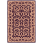 Oasis2 Traditional Floral Border Aubergine Rose Ivory Washable Indoor Outdoor Entryway Rug - RugzellaDigital Print RugRugzellaRugzellaBBB433-RECT-24x47-60x120cmRGZLLA98376Rectangle2' x 3'11" (60x120 cm)RECTANGLE | HERO | Oasis2 rectangle
