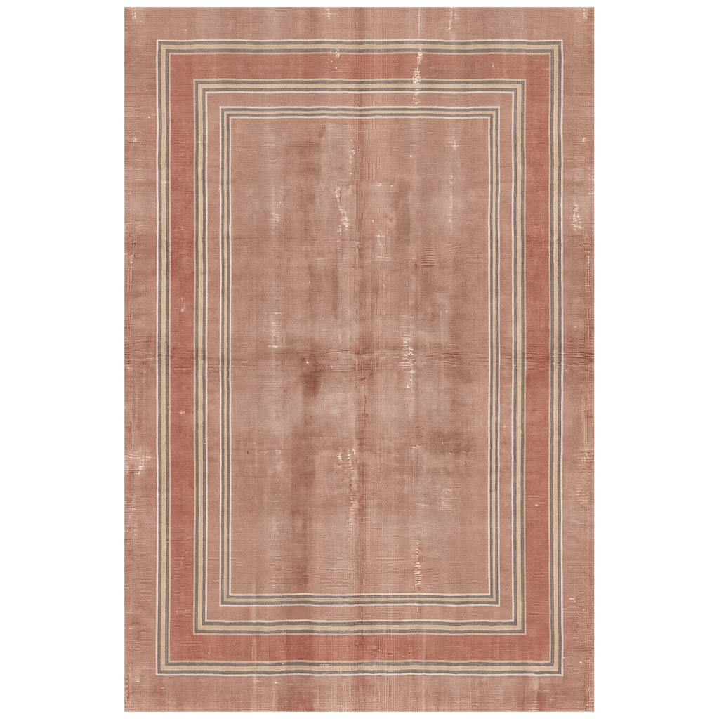 Outcrop2 Modern Minimalist Border Abrash Clay Rose Ash Washable Indoor Outdoor Entryway Rug - RugzellaDigital Print RugRugzellaRugzellaBBB434-RECT-24x47-60x120cmRGZLLA137236Rectangle2' x 3'11" (60x120 cm)RECTANGLE | HERO | Outcrop2 rectangle