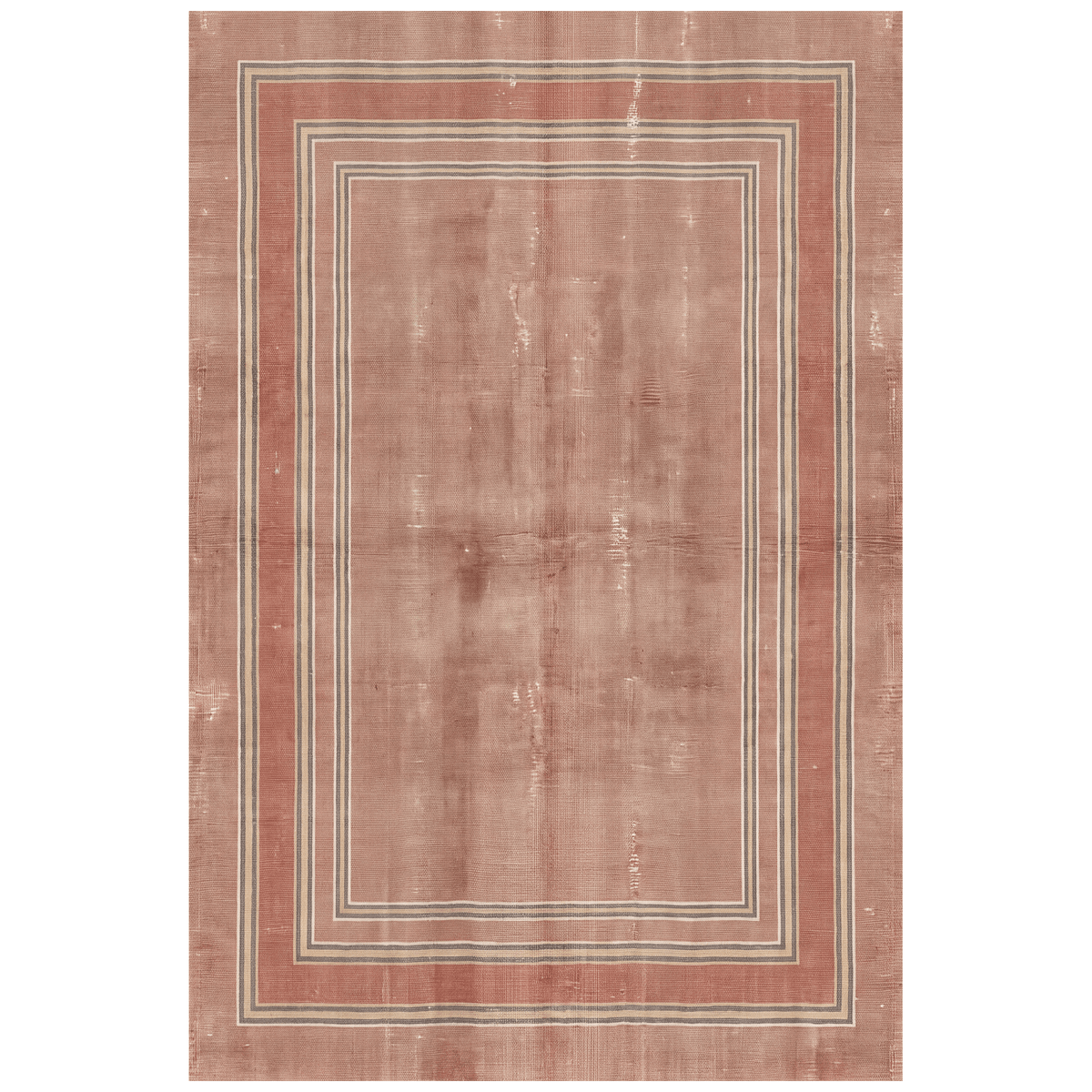 Outcrop2 Modern Minimalist Border Abrash Clay Rose Ash Washable Indoor Outdoor Entryway Rug - RugzellaDigital Print RugRugzellaRugzellaBBB434-RECT-24x47-60x120cmRGZLLA137236Rectangle2' x 3'11" (60x120 cm)RECTANGLE | HERO | Outcrop2 rectangle