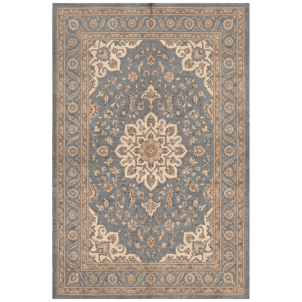 Overdale Traditional Medallion Border Slate Gray Bone Gold Washable Indoor Outdoor Entryway Rug - RugzellaDigital Print RugRugzellaRugzellaBBB463-RECT-24x47-60x120cmRGZLLA139246Rectangle2' x 3'11" (60x120 cm)RECTANGLE | HERO | Overdale rectangle