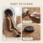 Peatland Modern Speckled Mosaic Dot Bronze Umber Wheat Washable Indoor Outdoor Entryway Rug - RugzellaDigital Print RugRugzellaRugzellaBBB464-RECT-24x47-60x120cmRGZLLA139581Rectangle2' x 3'11" (60x120 cm)SHARED | Peatland feature clean