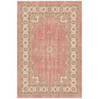 Pinfold Traditional Medallion Border Rose Madder Cream Washable Indoor Outdoor Entryway Rug - RugzellaDigital Print RugRugzellaRugzellaBBB465-RECT-24x47-60x120cmRGZLLA139916Rectangle2' x 3'11" (60x120 cm)RECTANGLE | HERO | Pinfold rectangle
