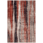 Plateau2 Modern Abstract Watercolor Distressed Ember Rust Ivory Washable Indoor Outdoor Rug - RugzellaDigital Print RugRugzellaRugzellaBBB437-RECT-24x47-60x120cmRGZLLA99381Rectangle2' x 3'11" (60x120 cm)RECTANGLE | HERO | Plateau2 rectangle