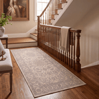 Ravine2 Traditional Overdyed Distressed Medallion Beige Grey Blush Washable Indoor Outdoor Rug - RugzellaDigital Print RugRugzellaRugzellaBBB439-RECT-24x47-60x120cmRGZLLA100051Rectangle2' x 3'11" (60x120 cm)RUNNER | Ravine2 runner staircase