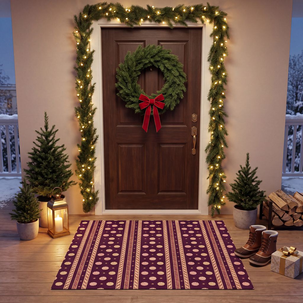 RECTANGLE | Patnos rectangle entryway christmas