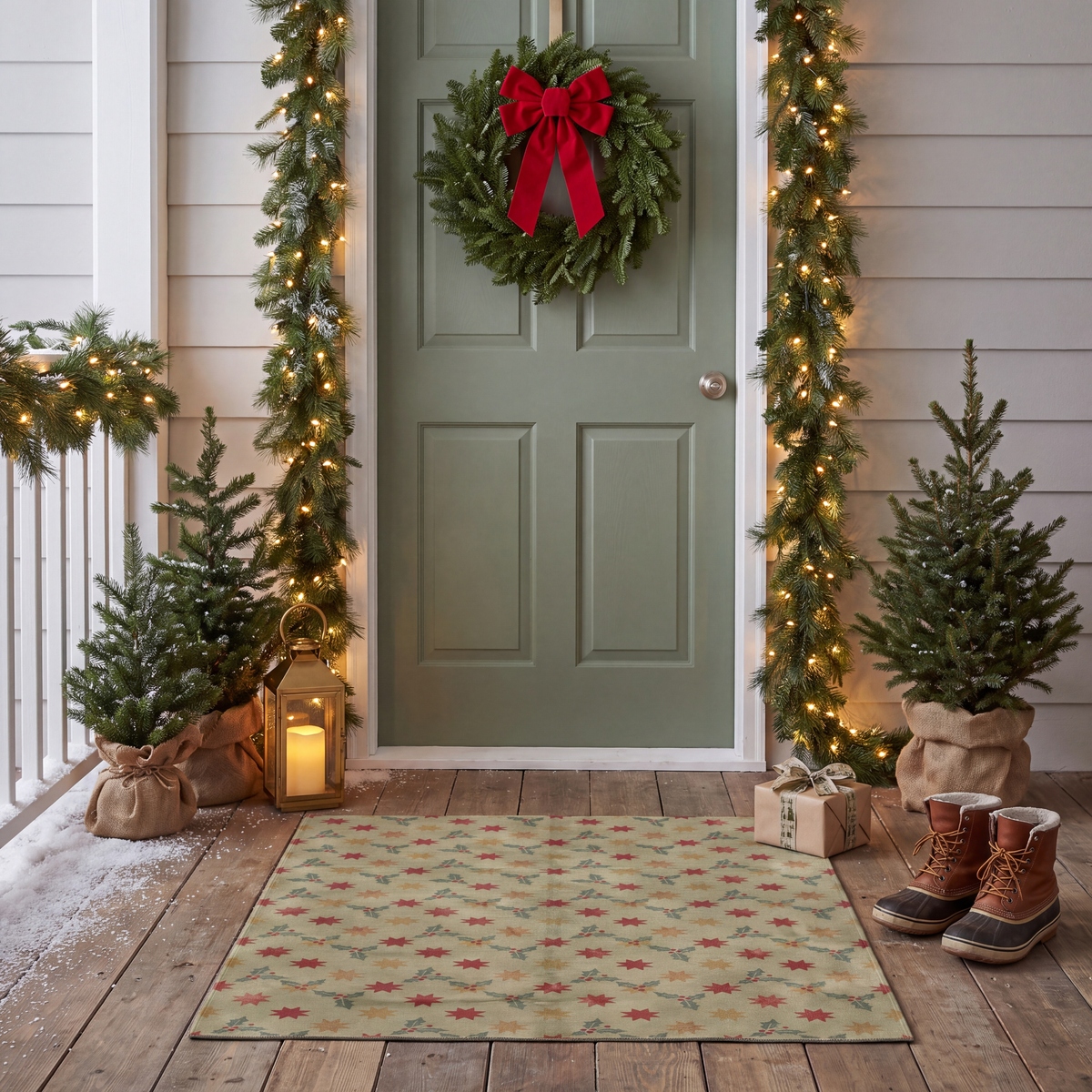 RECTANGLE | Karabuk rectangle entryway christmas
