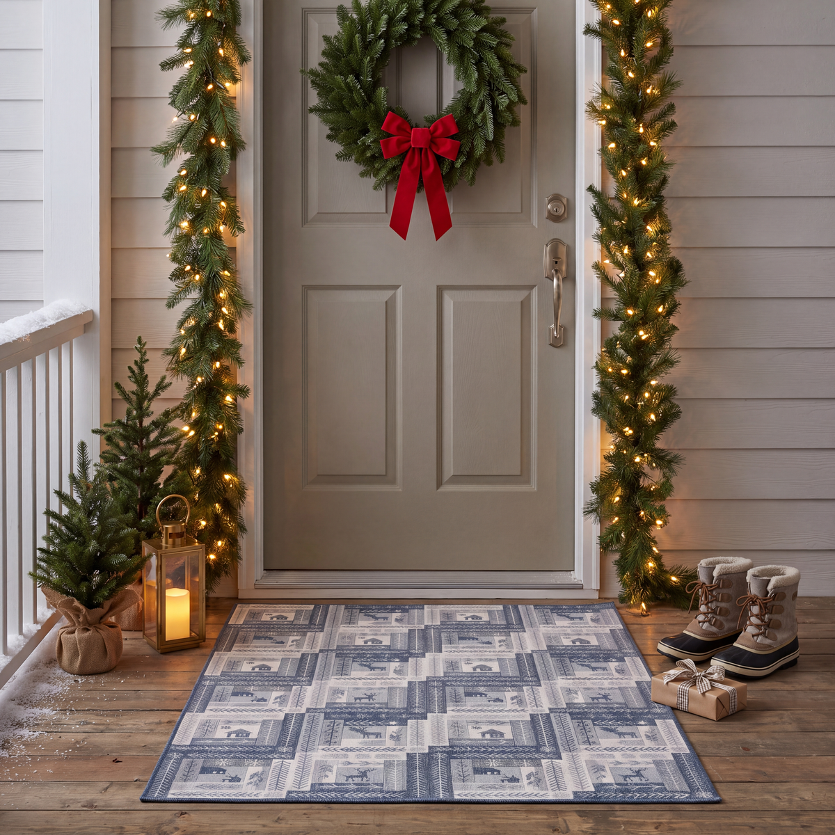 RECTANGLE | Kozan rectangle entryway christmas