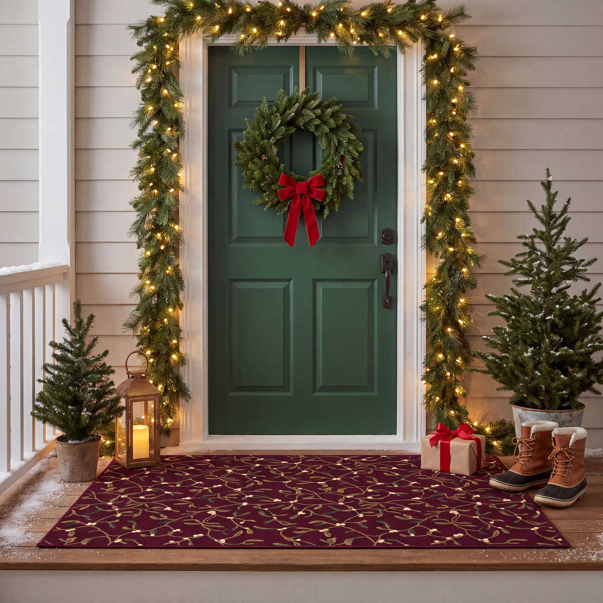 RECTANGLE | Canakkale rectangle entryway christmas