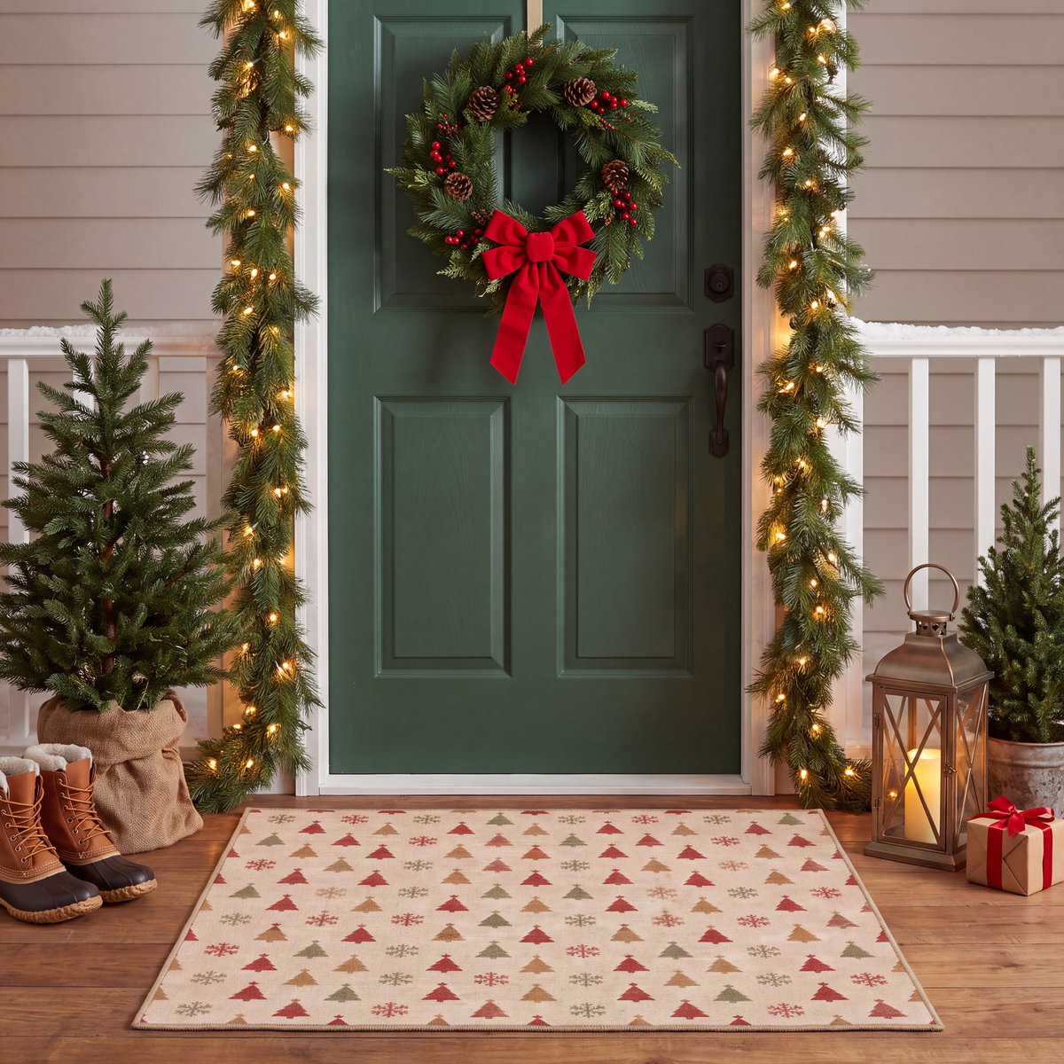 RECTANGLE | Stowmarket rectangle entryway christmas