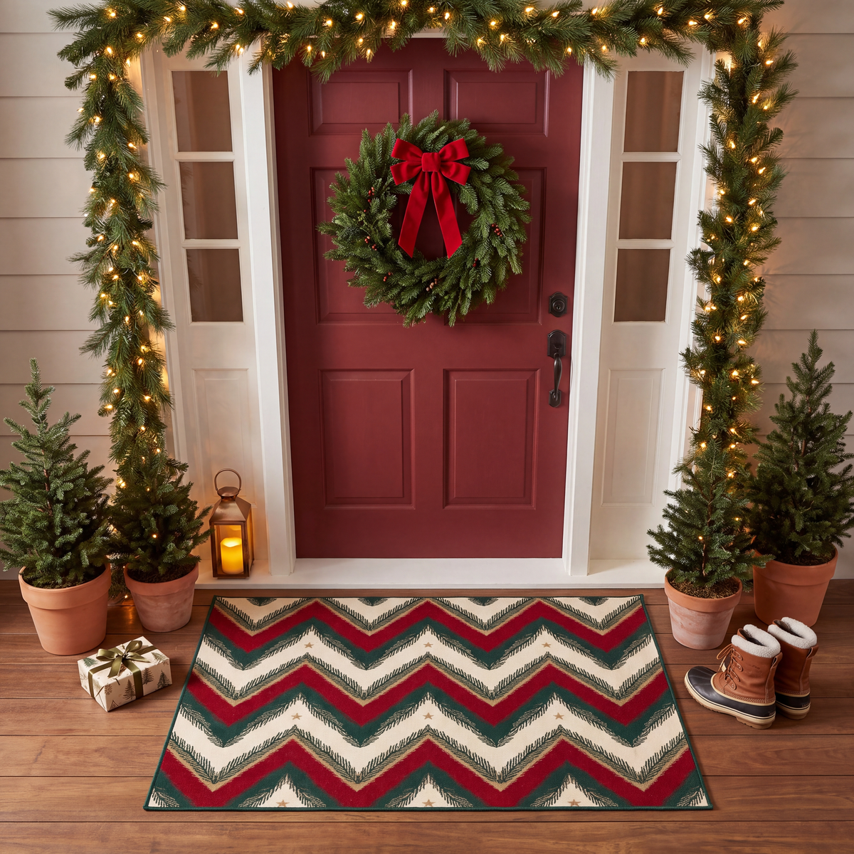 RECTANGLE | Dalyan rectangle entryway christmas