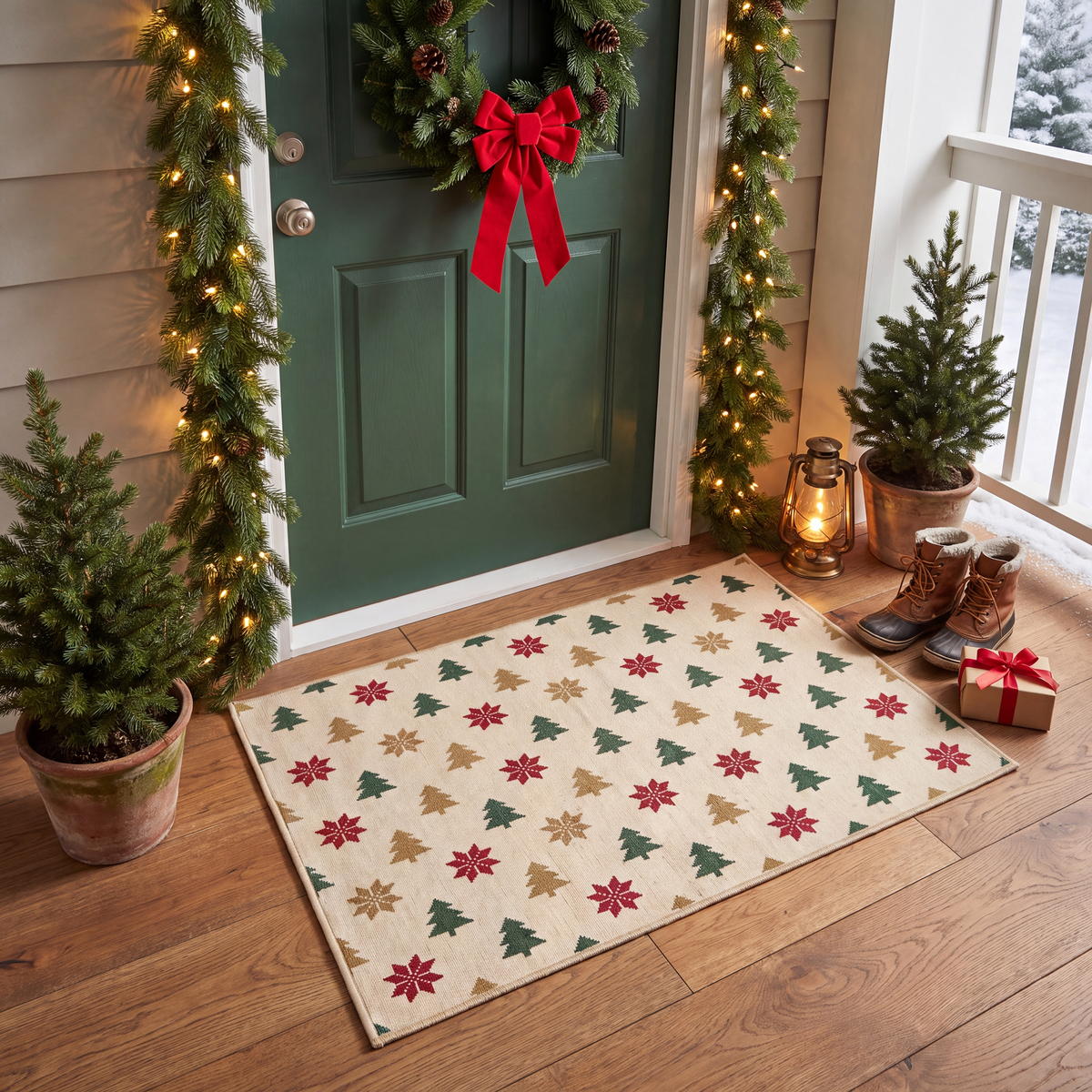 RECTANGLE | Stanwick rectangle entryway christmas