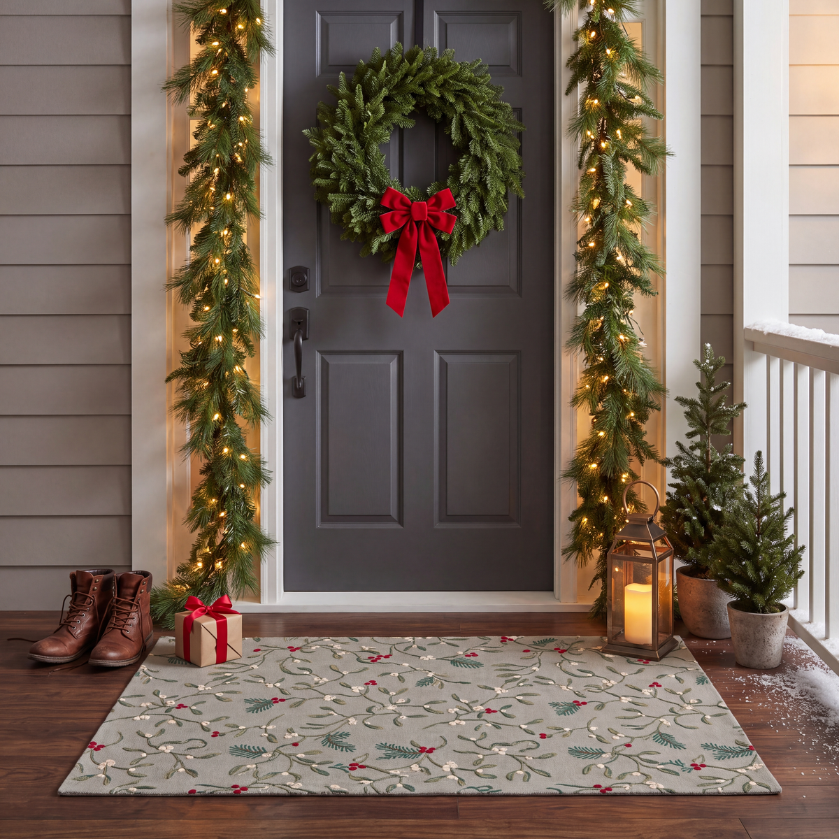 RECTANGLE | Stokesley rectangle entryway christmas
