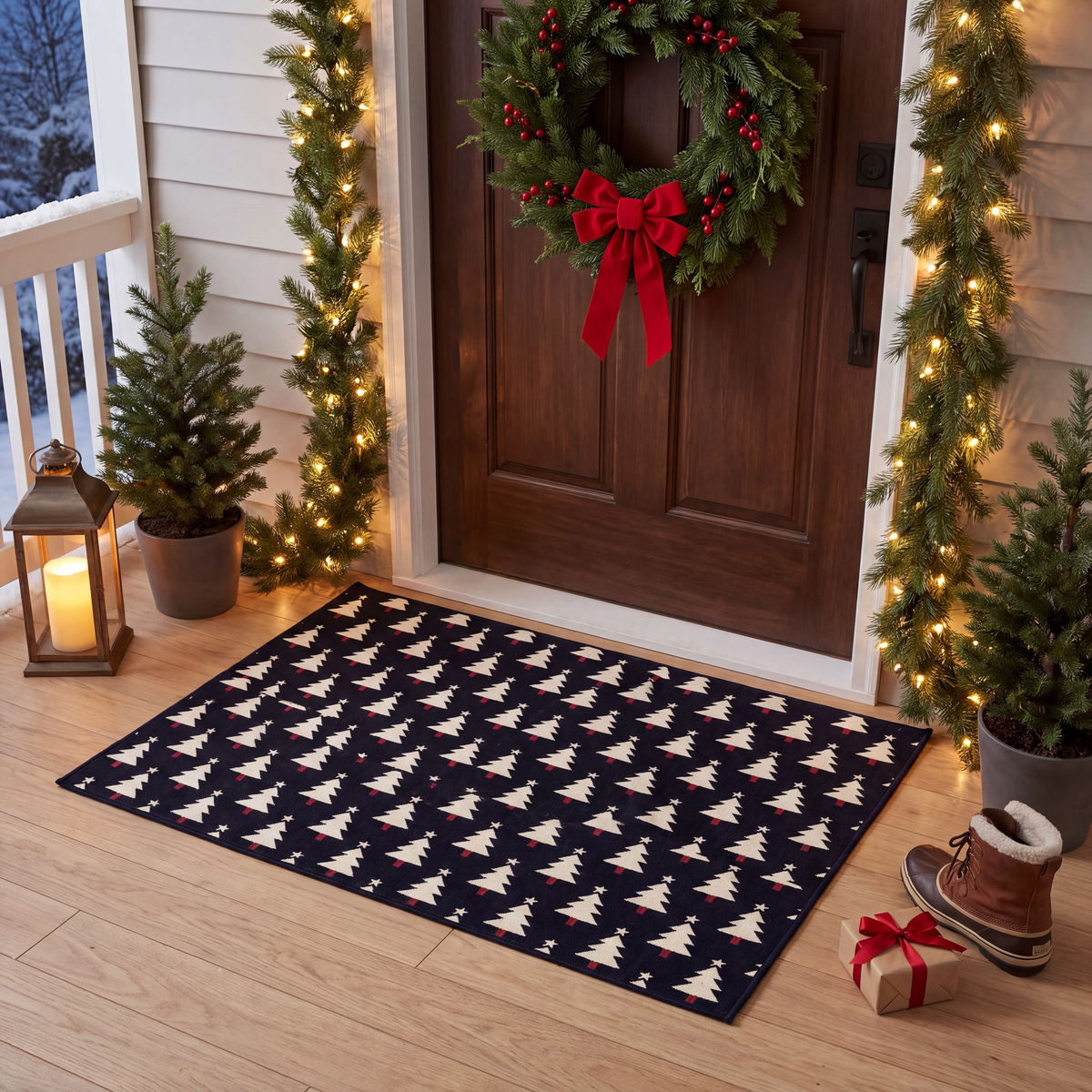 RECTANGLE | Giresun rectangle entryway christmas