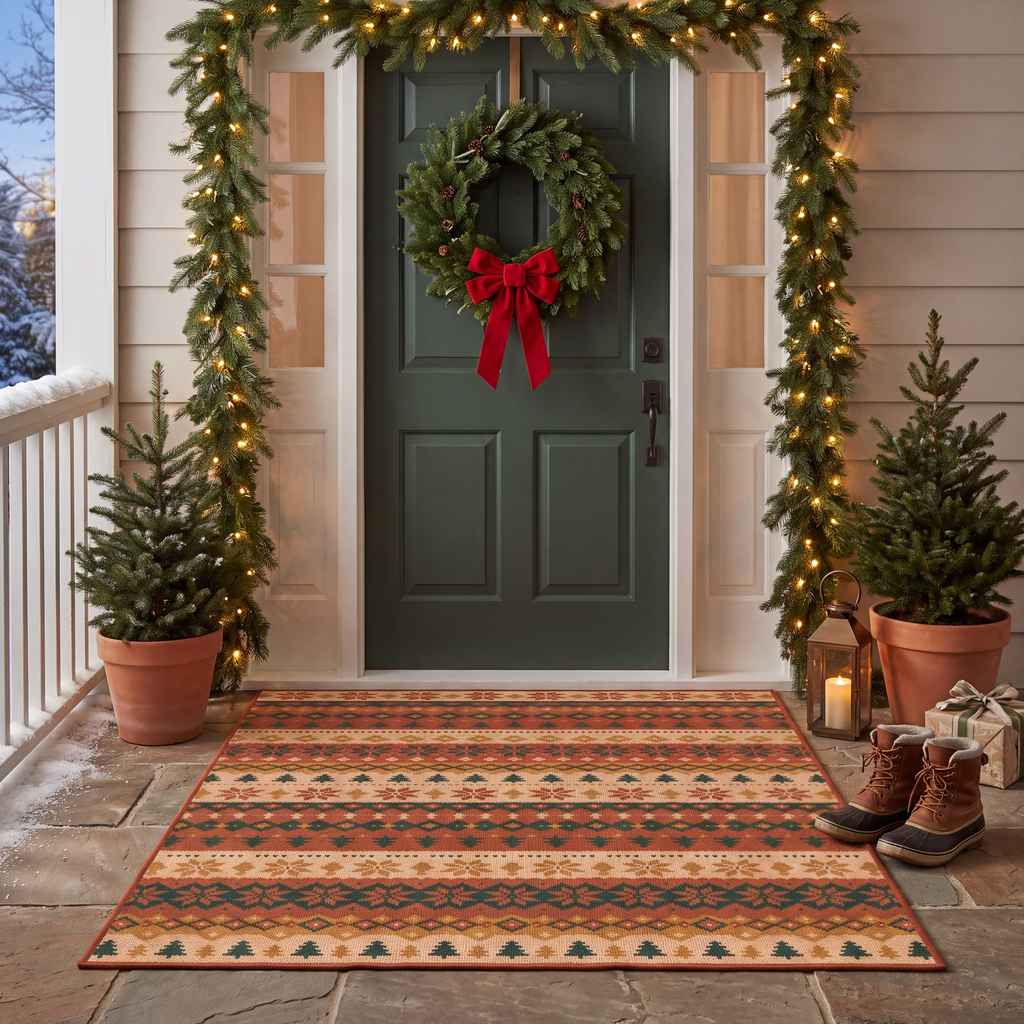 RECTANGLE | Palmhouse rectangle entryway christmas