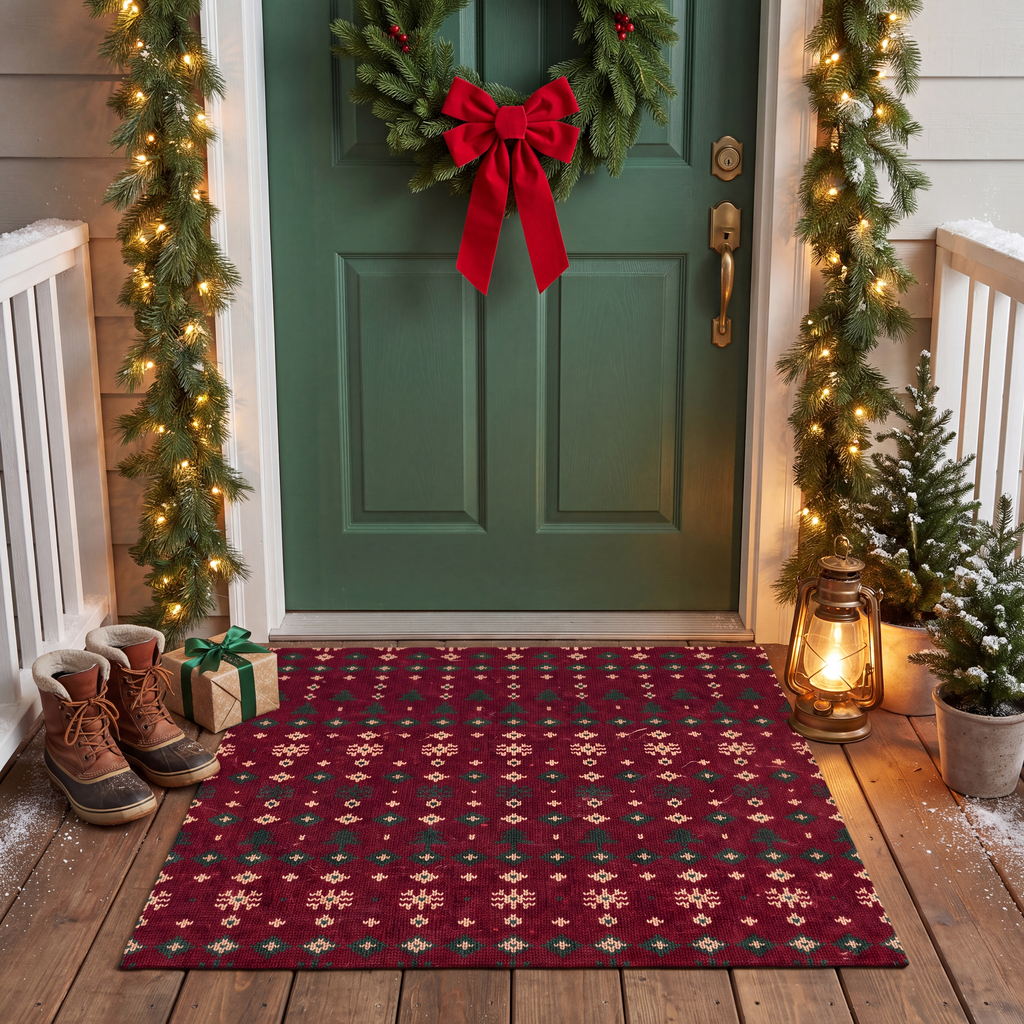 RECTANGLE | Boudoir rectangle entryway christmas