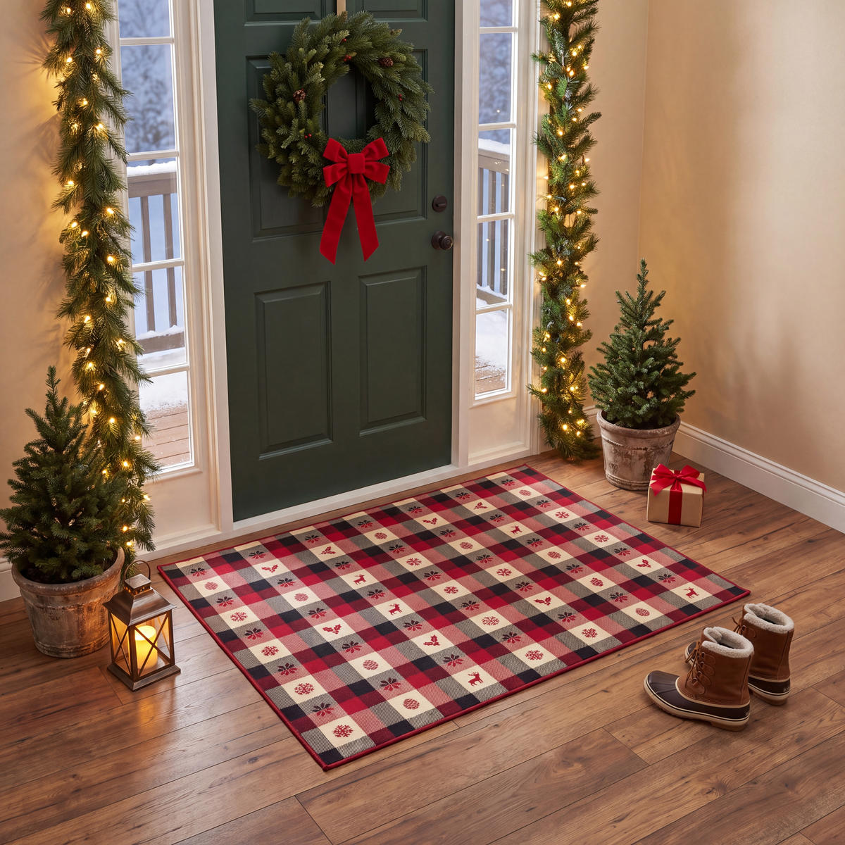 RECTANGLE | Pentice rectangle entryway christmas