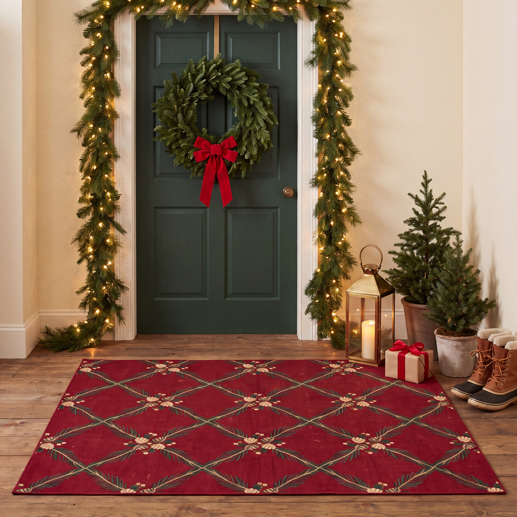 RECTANGLE | Parsonage rectangle entryway christmas
