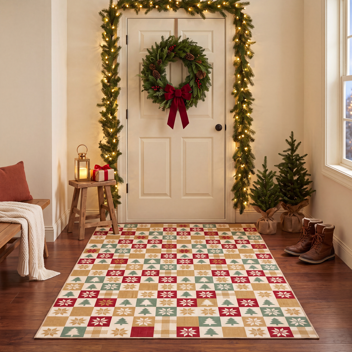RECTANGLE | Susanoglu rectangle entryway christmas