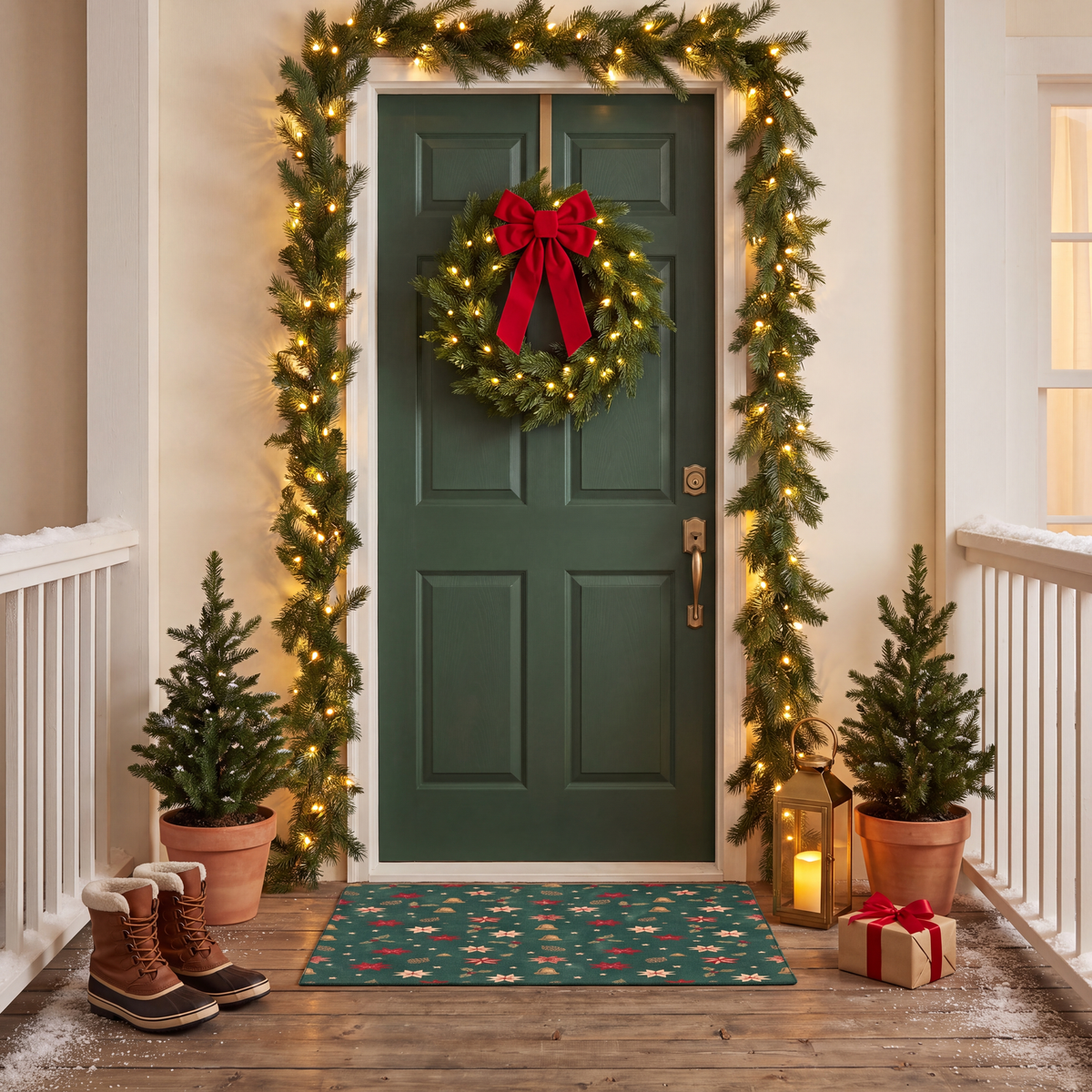 RECTANGLE | Scarsdale rectangle entryway christmas