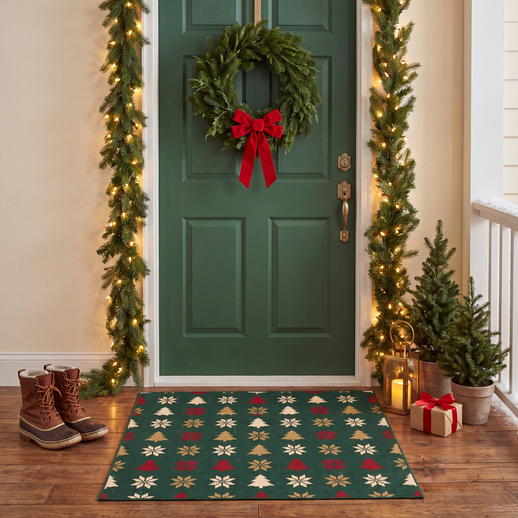 RECTANGLE | Rectory rectangle entryway christmas