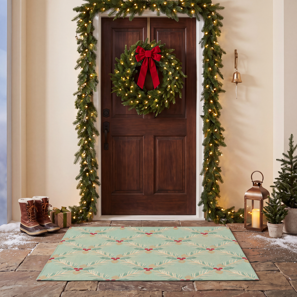 RECTANGLE | Stratton rectangle entryway christmas