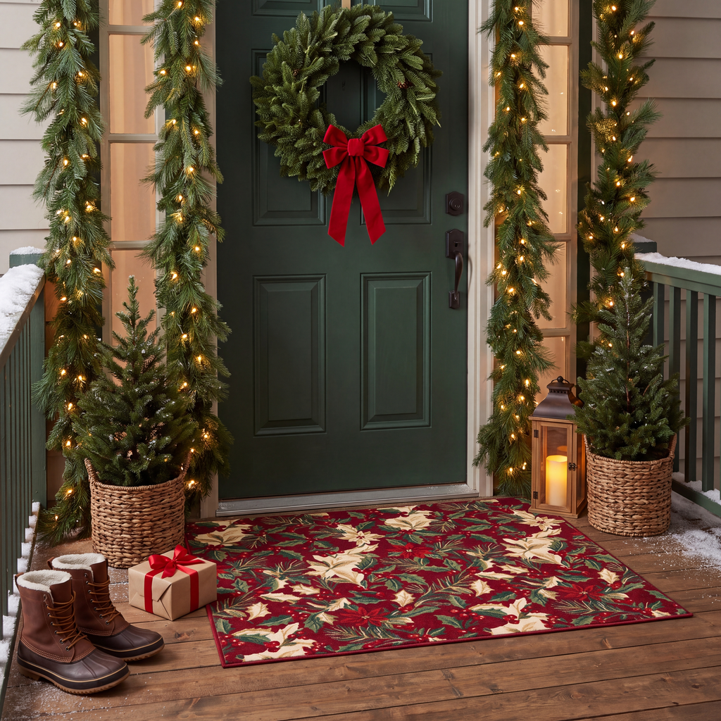 RECTANGLE | Dormer rectangle entryway christmas