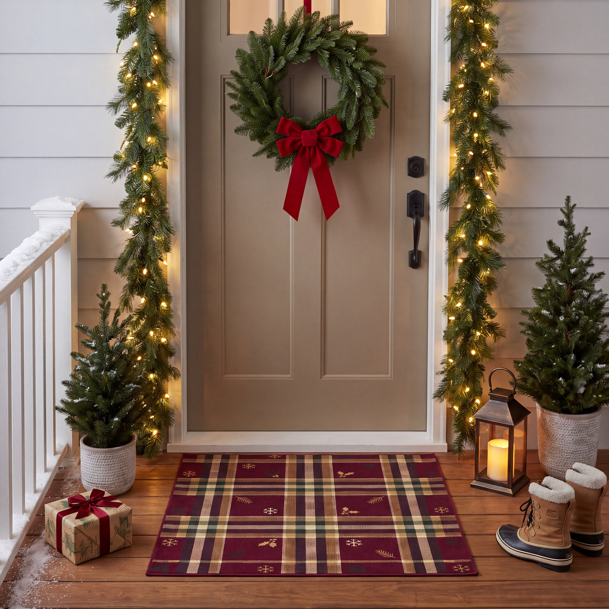 RECTANGLE | Alacati rectangle entryway christmas